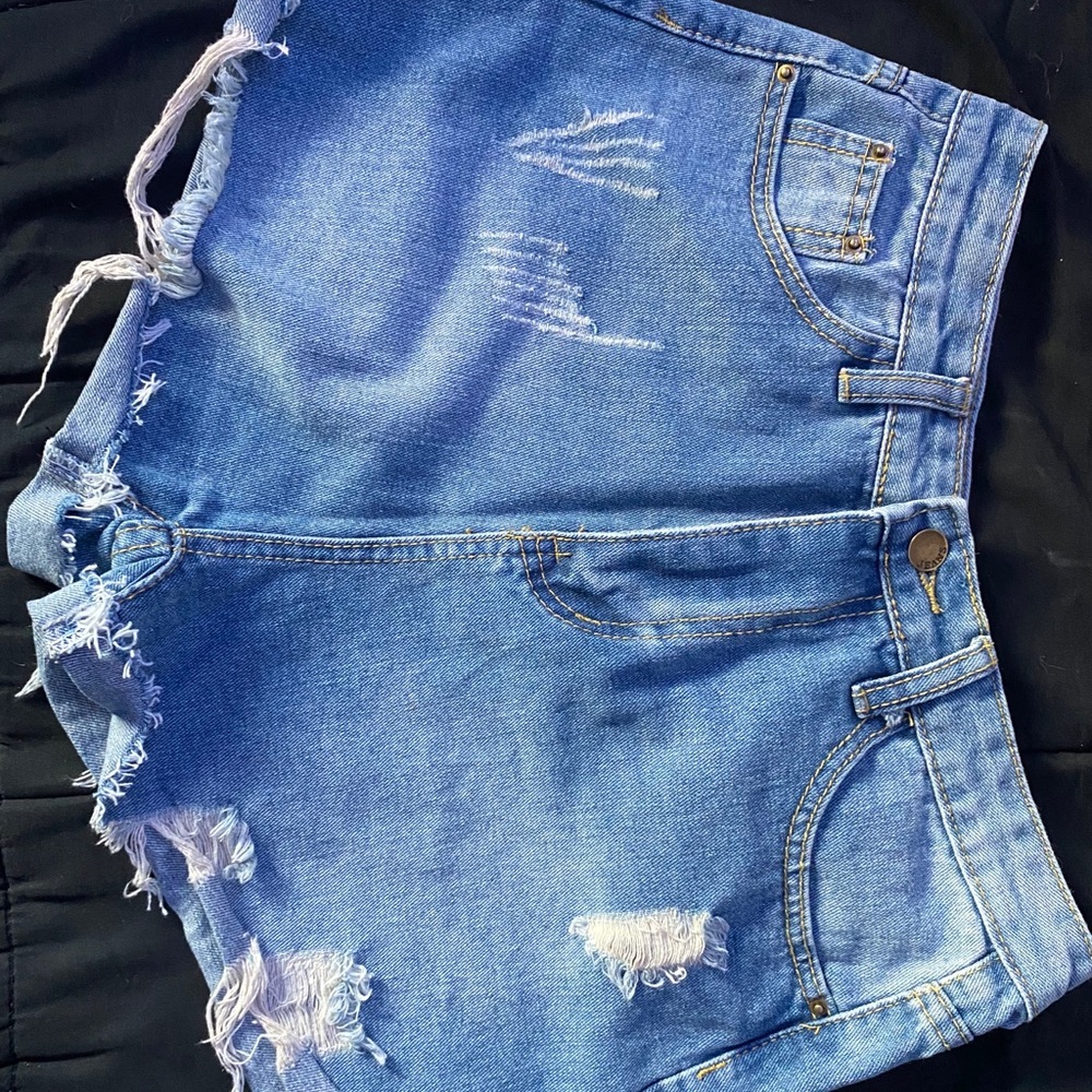Washed Up Blue Jeans